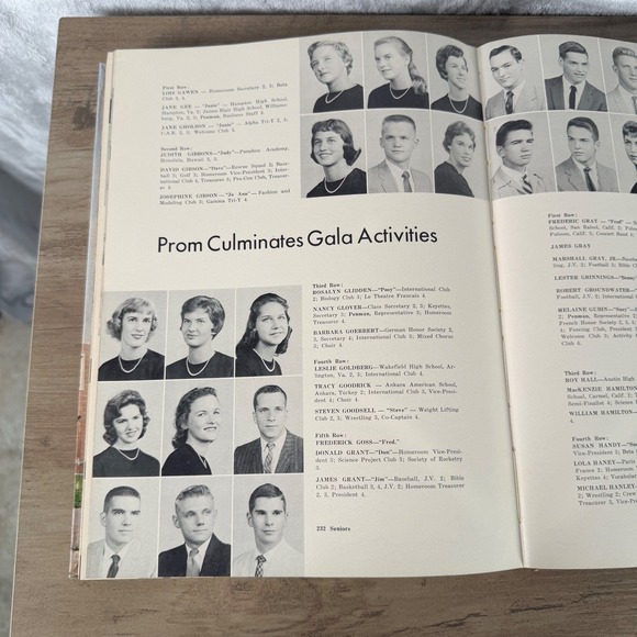 1959 Washington-Lee High School Yearbook Blue and Gray Arlington Virginia Vol 32 - Picture 12 of 15